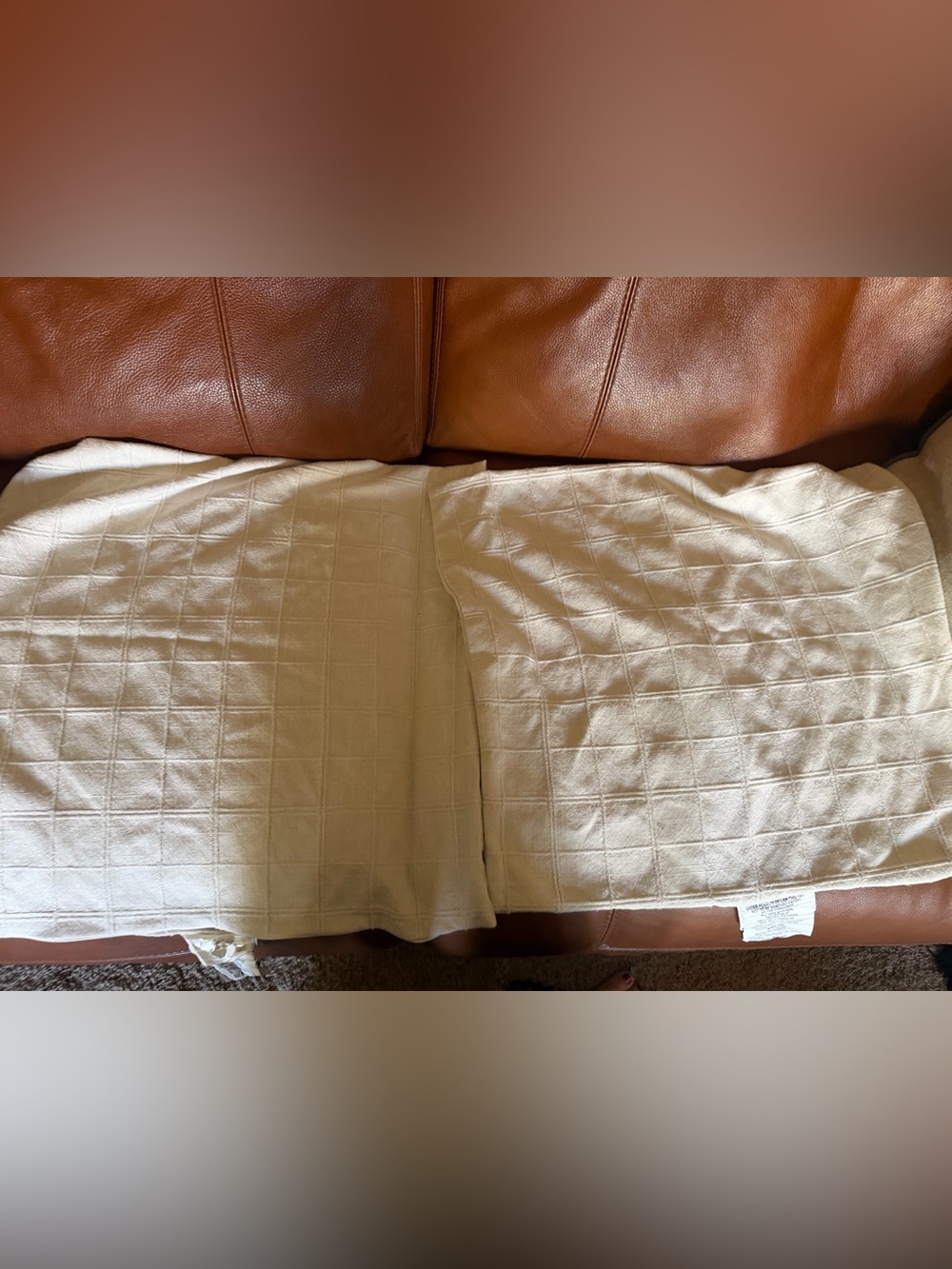 Threshold toss pillow covers 24”x24”